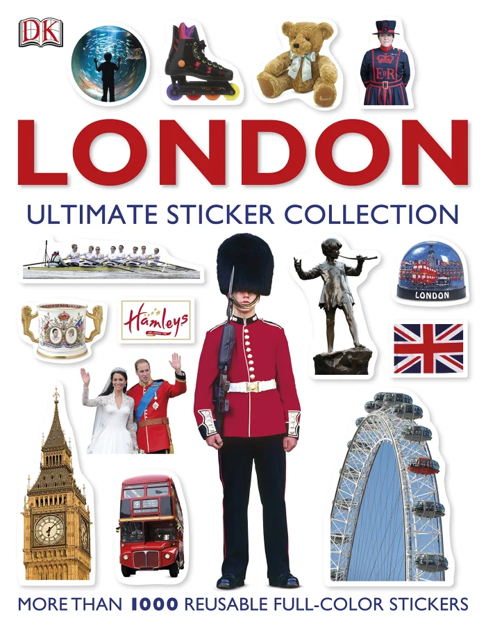 London Ultimate Sticker Book, nálepkový zošit