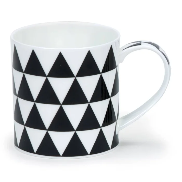 Mono Triangles, porcelánový hrnček