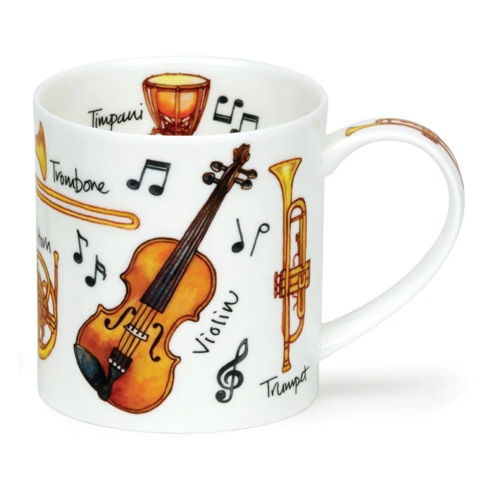 Music Instruments, porcelánový hrnček