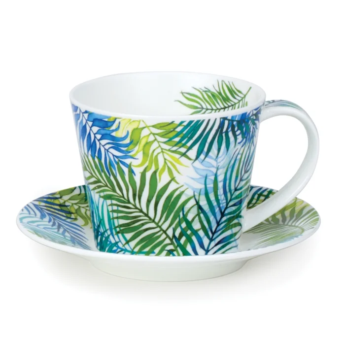Orinoco, porcelánová šálka s podšálkou
