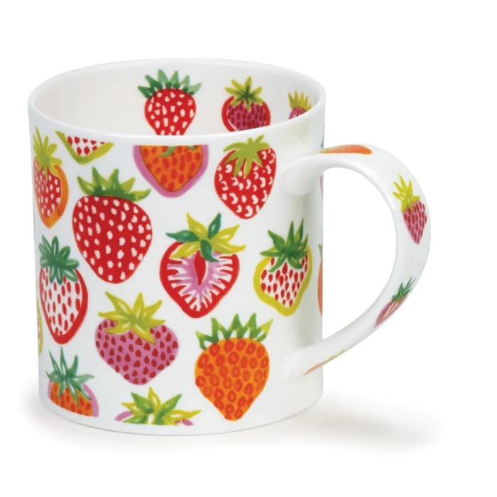 Strawberry Sunrise, porcelánový hrnček