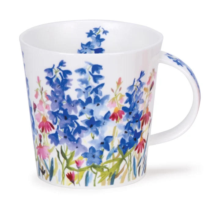 Campagne Delphinium, porcelánový hrnček