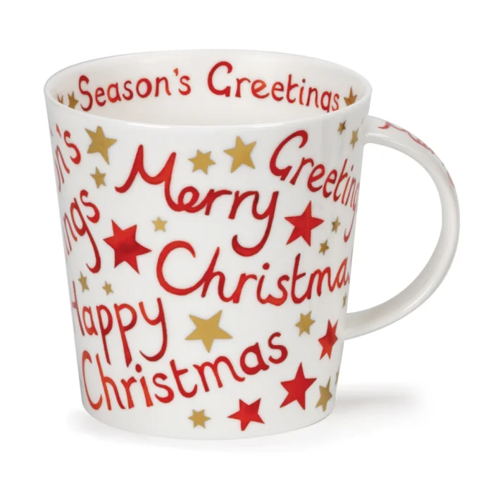 Christmas Greetings, porcelánový hrnček