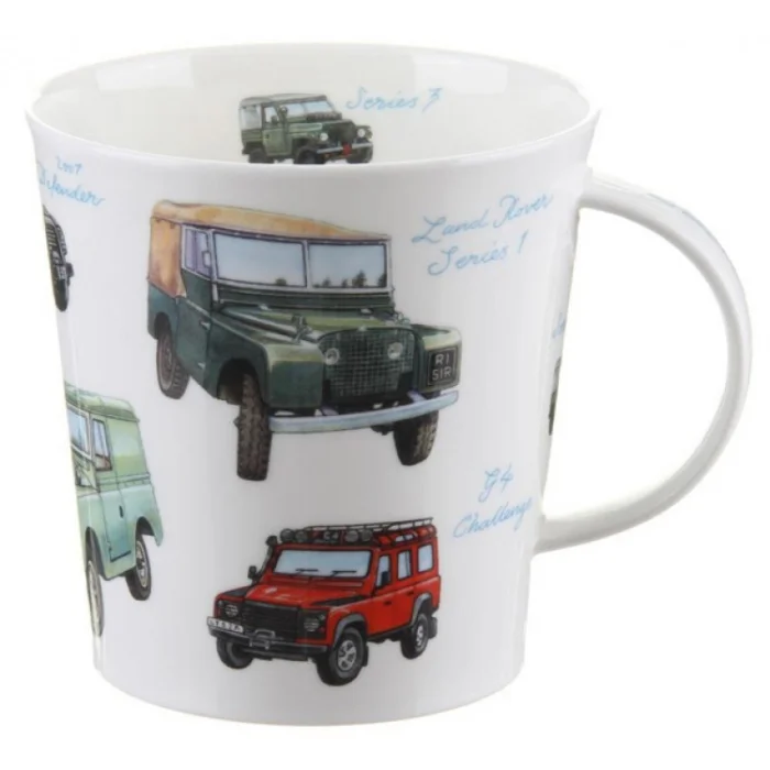 Classic Collection Land Rovers, porcelánový hrnček