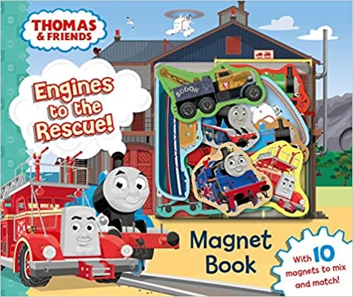 Engines to the Rescue! Magnet Book, anglická kniha - leporelo s magnetkami