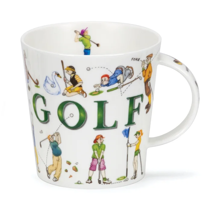 Sporting Antics Golf, porcelánový hrnček