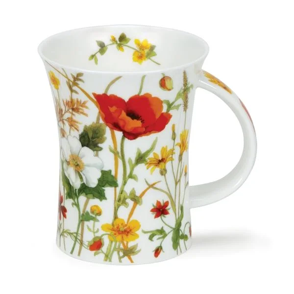 Meadow Lane Red, porcelánový hrnček