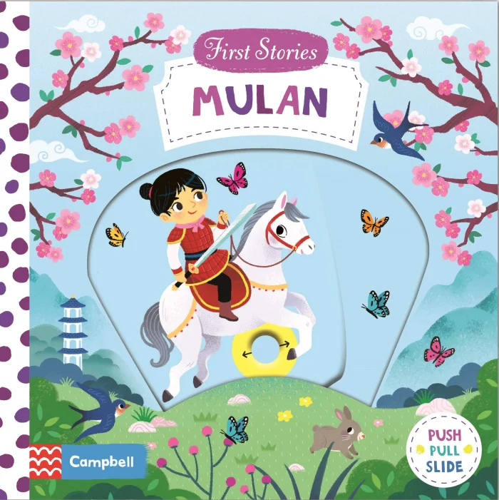 Mulan, anglická kniha - leporelo