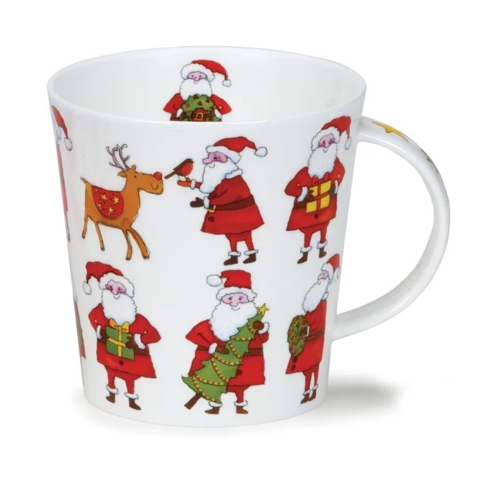 Santa's Brigade Reindeer, porcelánový hrnček