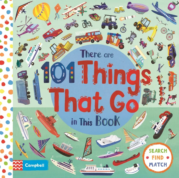 There Are 101 Things That Go In This Book, anglická kniha - leporelo