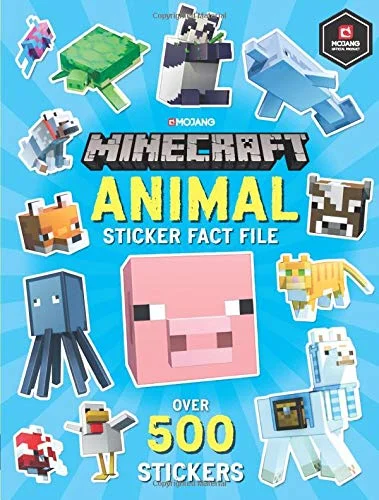 Minecraft Animal Sticker Fact File, nálepkový zošit
