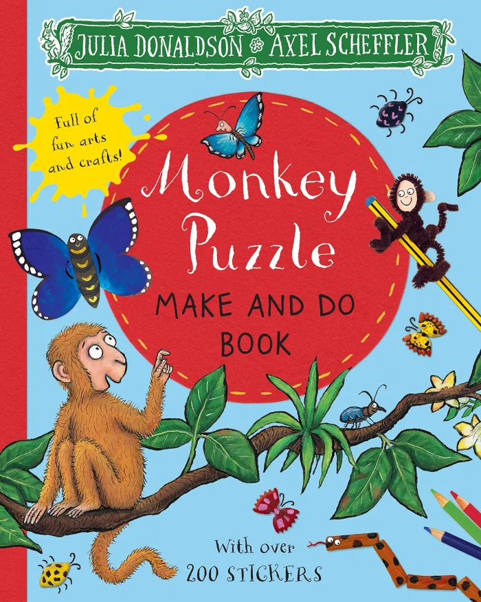 Monkey Puzzle Make and Do, nálepkový zošit s aktivitami