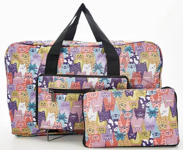 Multiple Cats - Foldable Holdall, skladacia cestovná taška