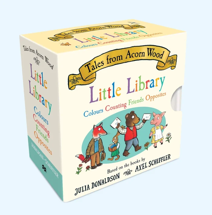 Tales From Acorn Wood Little Library, anglická kniha - leporelo