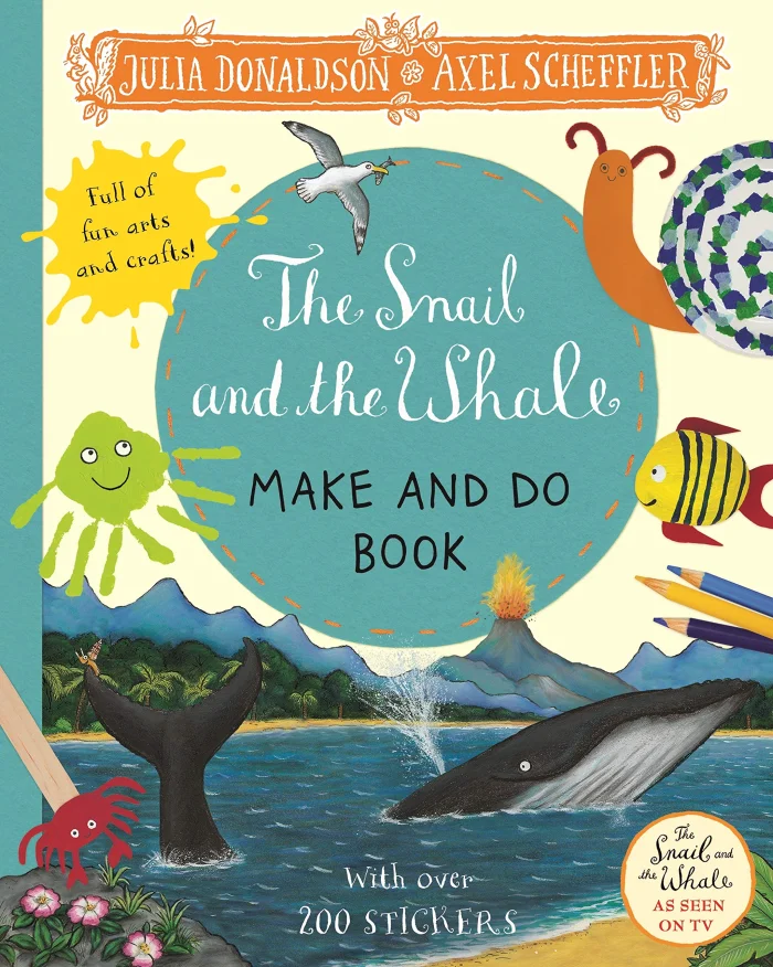 The Snail and the Whale Make and Do, nálepkový zošit s aktivitami