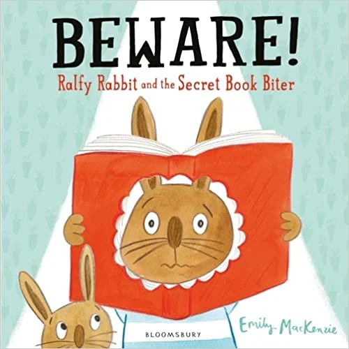 Beware! Ralfy Rabbit and the Secret Book Biter, anglická kniha