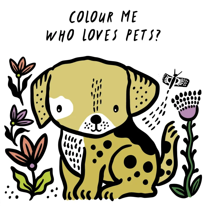 Colour Me: Who Loves Pets?, knižka do vane