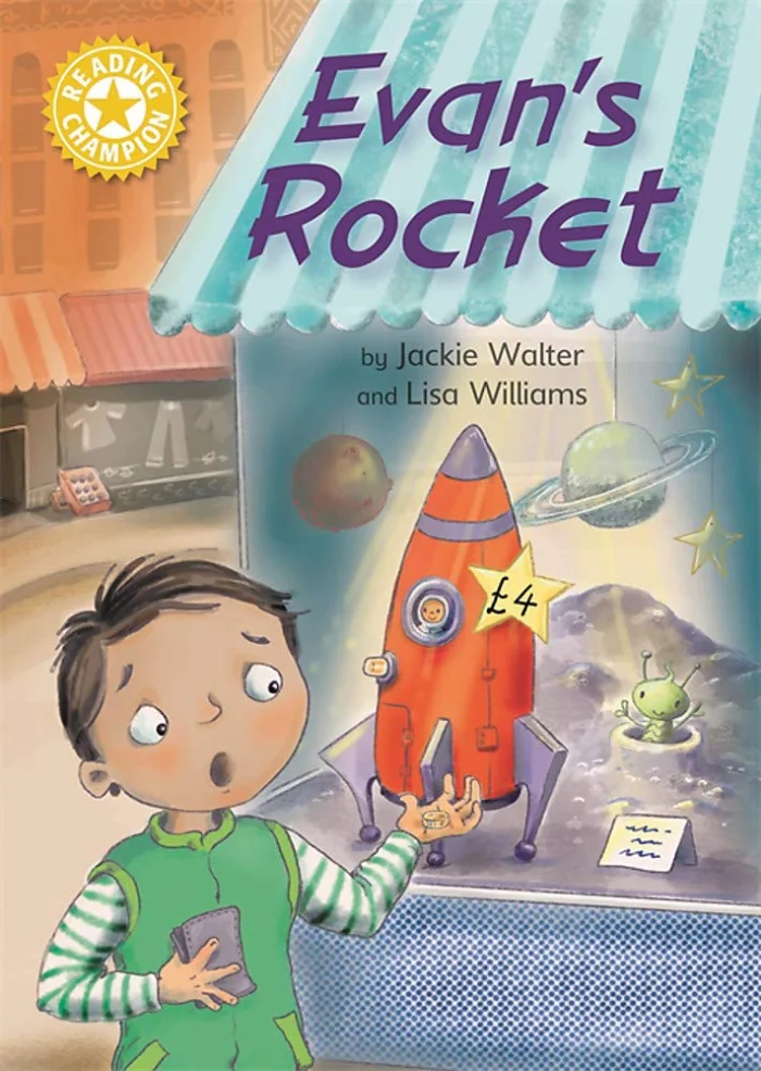 Evan's Rocket (L3), anglická kniha