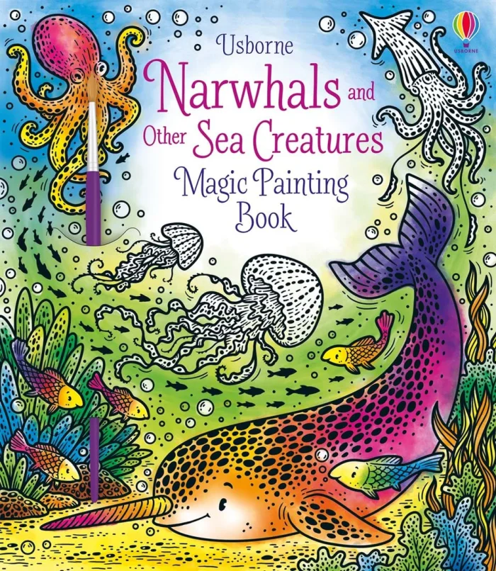 Narwhals and Other Sea Creatures, omaľovánka