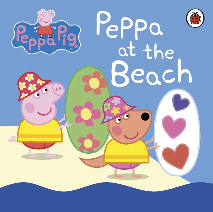 Peppa at the Beach, anglická kniha - leporelo