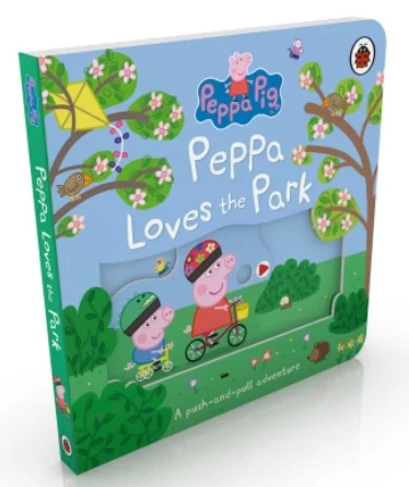 Peppa Loves The Park: A push-and-pull adventure, anglická kniha - leporelo