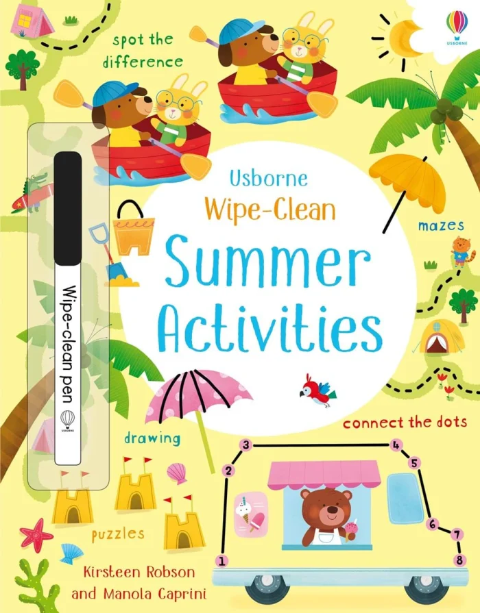 Wipe-Clean Summer Activities, zošit s úlohami