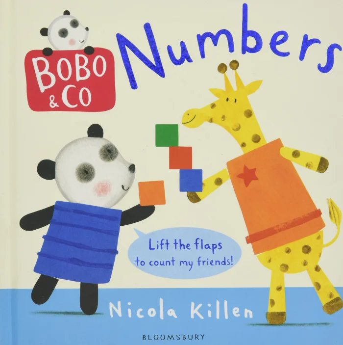Bobo & Co. Numbers, anglická kniha - leporelo
