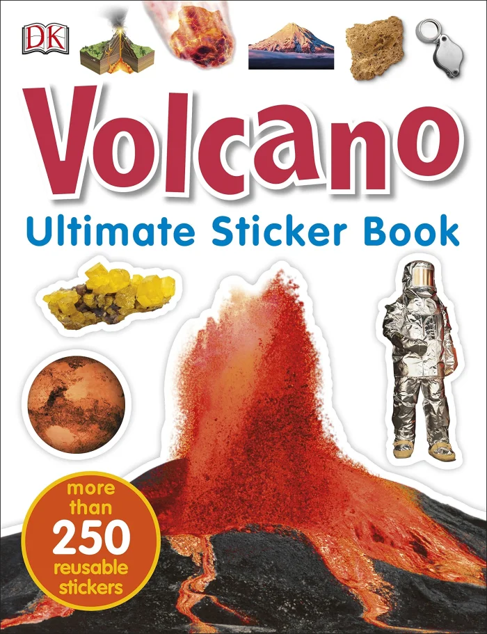 Volcano Ultimate Sticker Book, nálepkový zošit