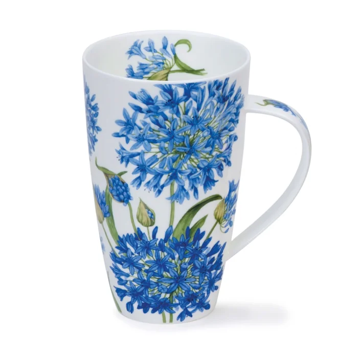 Agapanthus, porcelánový hrnček