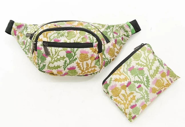 Beige Thistle H08 - Foldable Bum Bag, skladacia ľadvinka
