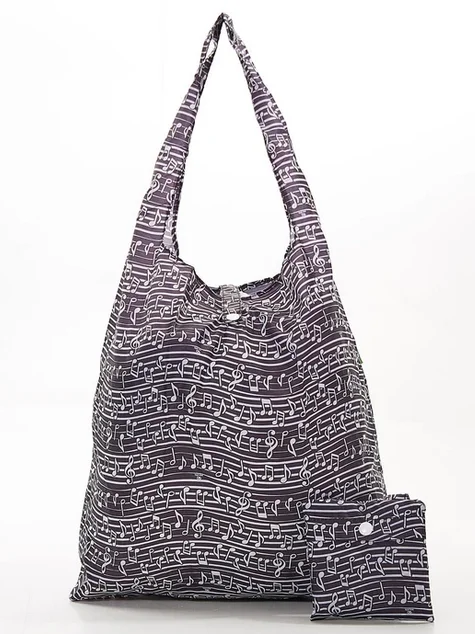 Black Music A10 - Foldable Shopper, skladacia nákupná taška