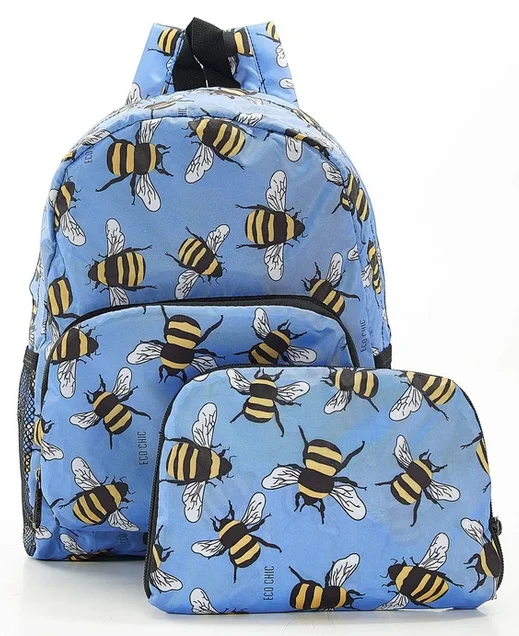 Blue Bees G12 - Foldable Mini Backpack, skladací mini ruksačik
