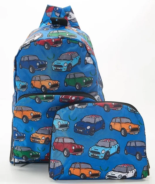 Blue Mini Car B01 - Foldable Backpack, skladací ruksačik
