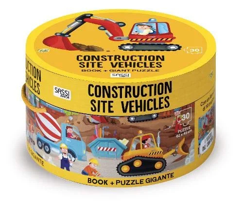 Construction Site Vehicles (Giant Puzzle 30ks), puzzle