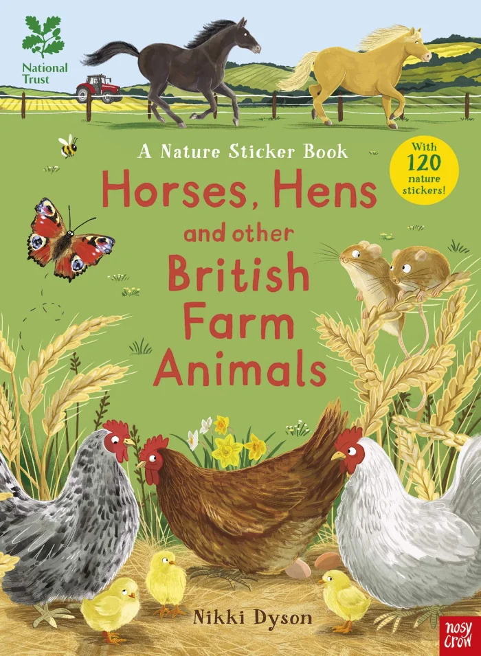 Horses, Hens and Other British Farm Animals, nálepkový zošit
