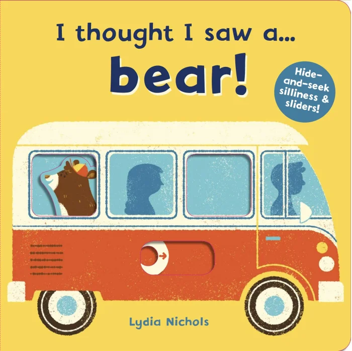 I thought I saw a... bear!, anglická kniha - leporelo