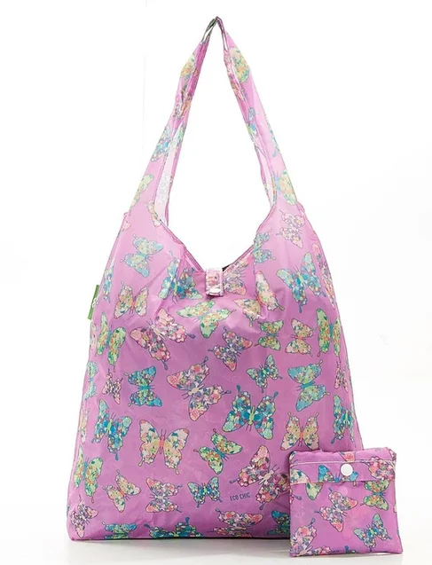 Lilac Butterfly A15 - Foldable Shopper, skladacia nákupná taška