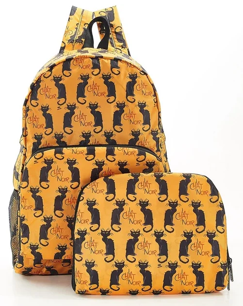 Mustard Le Chat Noir B03 - Foldable Backpack, skladací ruksačik