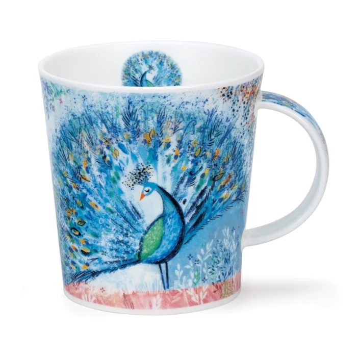 Mystic Wood Peacock, porcelánový hrnček