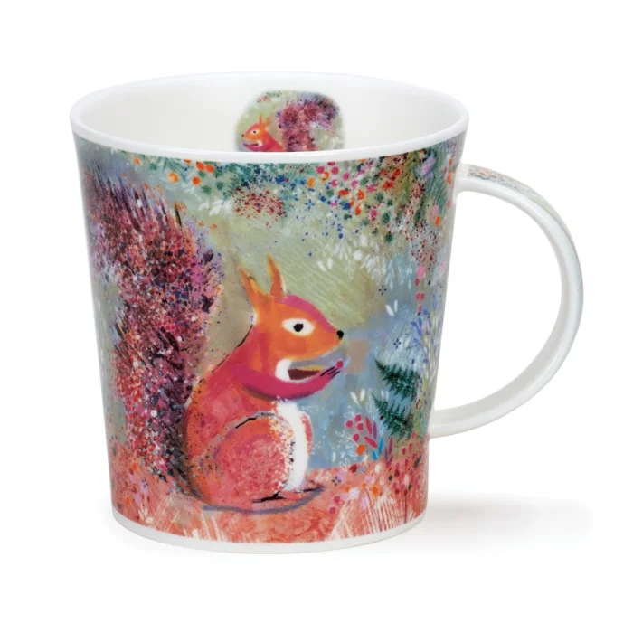 Mystic Wood Squirrel, porcelánový hrnček