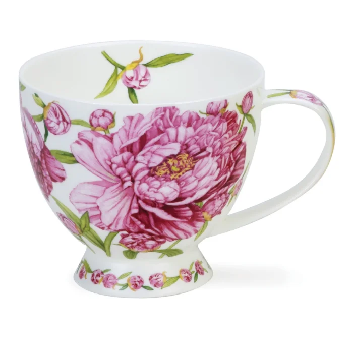 Paeonia, porcelánový hrnček
