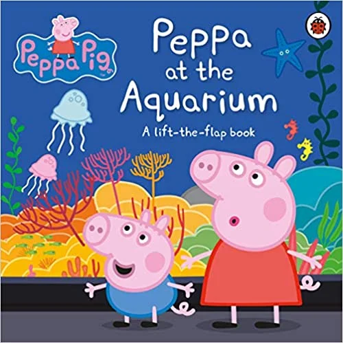 Peppa at the Aquarium : A Lift-the-Flap Book, anglická kniha - leporelo