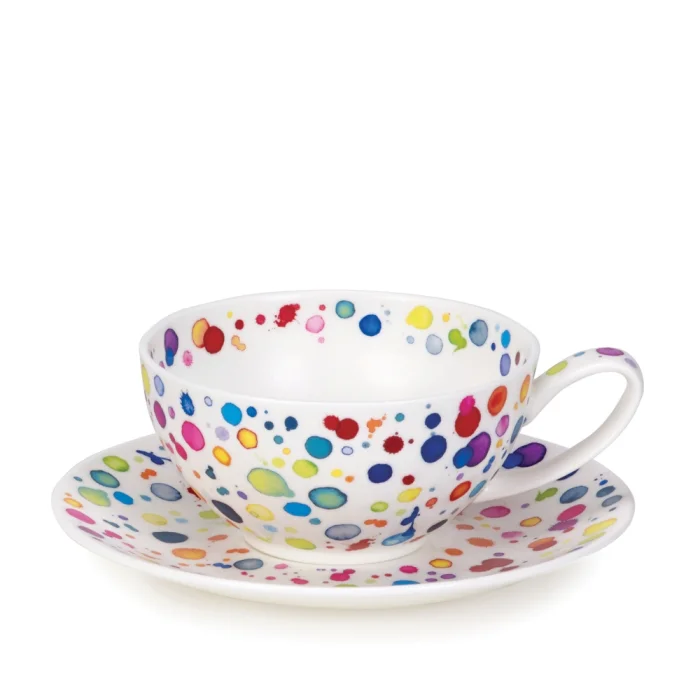 T41 Splat!, porcelánová šálka s podšálkou