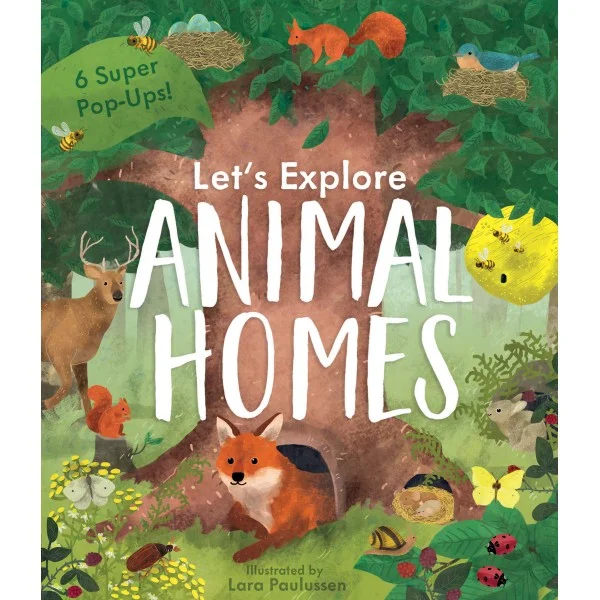 Animal Homes, anglická kniha - leporelo