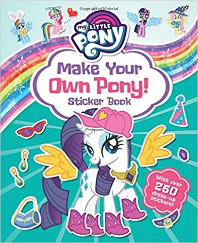 Make Your Own Pony Sticker Book, nálepkový zošit