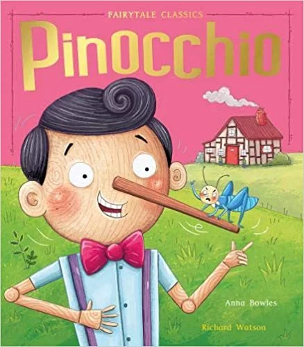 Pinocchio, anglická kniha