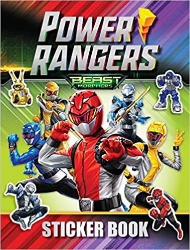 Power Rangers Beast Morphers Sticker Book, nálepkový zošit
