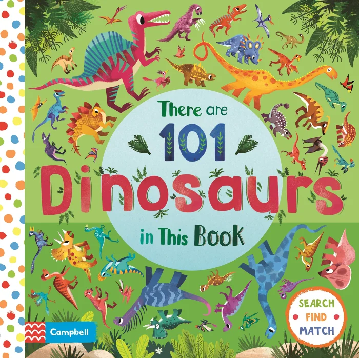 There are 101 Dinosaurs in This Book, anglická kniha - leporelo