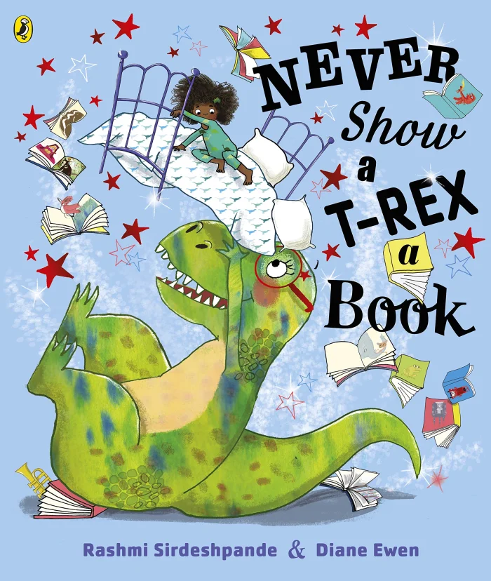 Never Show A T-Rex A Book!, anglická kniha