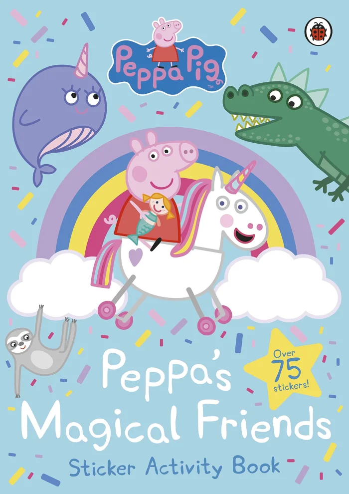 Peppa's Magical Friends Sticker Activity, nálepkový zošit s aktivitami